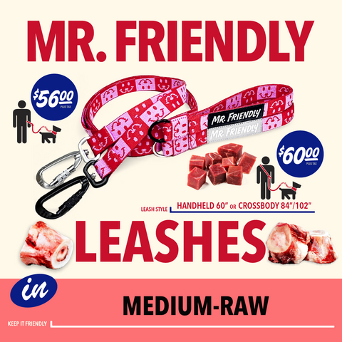 MEDIUM-RAW LEASHES